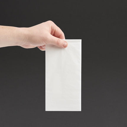Recyclable White Dinner Napkins 40x40cm 1/8 Fold | Fiesta 4