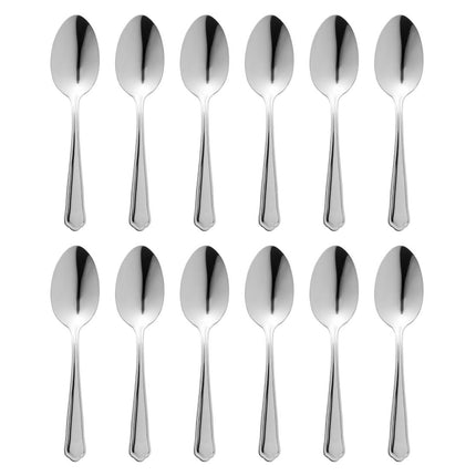 Dessert Spoons | Olympia Dubarry | 12 Pieces | Polished 18/0 Stainless Steel with Classic Decorated Handle 4