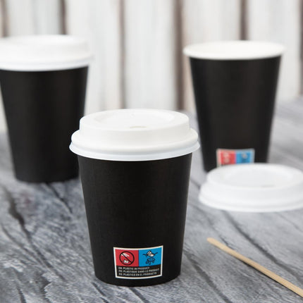 Hot Cups and Lids Set 8oz | Nisbets Essentials 6