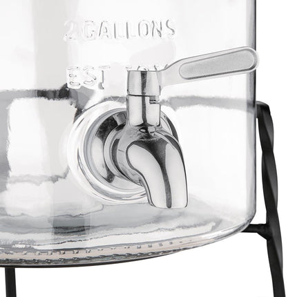 Olympia Nantucket Vintage Drink Dispenser with Stand 8.5L 3