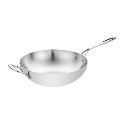 Tri-Wall Wok with Flat Bottom 35cm | Vogue