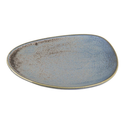 Triangular Blue Plates 190mm | Olympia Ember Collection