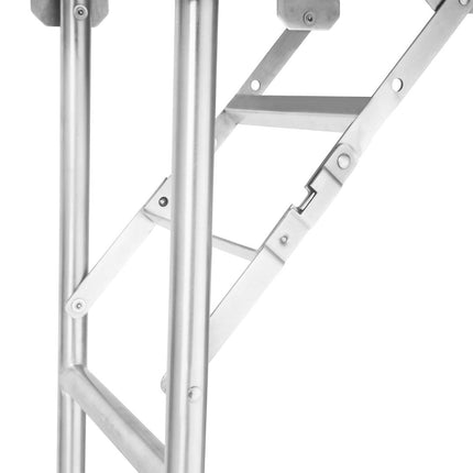 Stainless Steel Folding Work Table 1830x760x780mm | Vogue 4