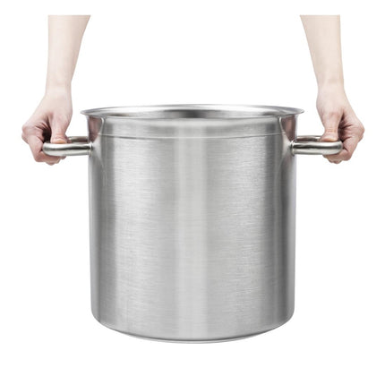 Stainless Steel Induction Soup Pot 17.2L | Matfer Bourgeat Excellence 6
