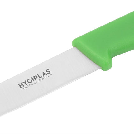 Paring Knife 7.5cm Green Handle | Hygiplas 3