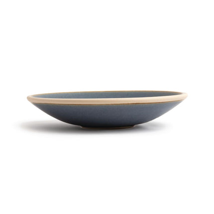 Shallow Tapered Canvas Bowls Blue Granite 20cm | Olympia 3