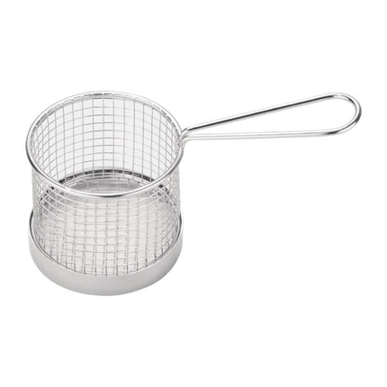 Olympia Stainless Steel Fry Basket with Handle 9.5cm 4