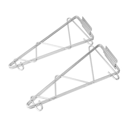Chrome Steel Wire Wall Shelf Grid 91cm | Vogue 5