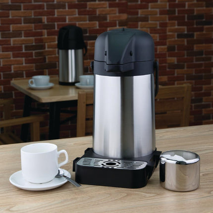 Stainless Steel Pump Thermos Jug 1.9L | Olympia 4