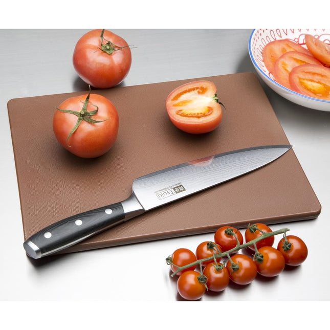 Brown LDPE Cutting Board | Hygiplas | 30.5x22.9x1.2 cm 2