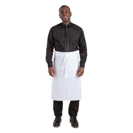 White Polyester-Cotton Standard Waist Apron 75x90cm | Whites 7