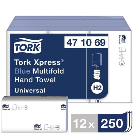 Z-Fold 1-Ply Blue Hand Towels | Tork 2