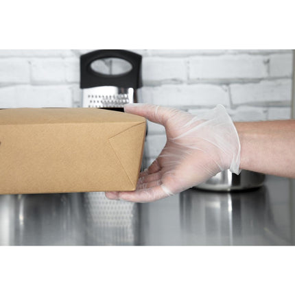 Transparent Powder-Free Vinyl Gloves M (100 Pieces) | Hygiplas 5