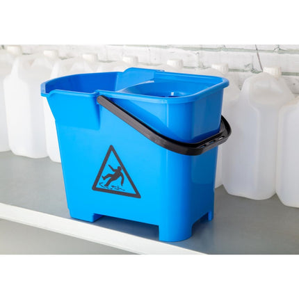 Blue Color-Coded Mop Bucket 16L | Jantex 7