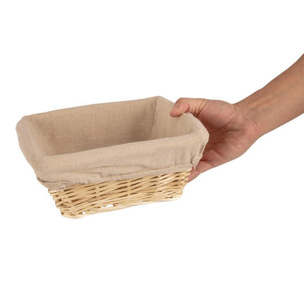 Square Bread Basket with Removable Liner | Olympia 2