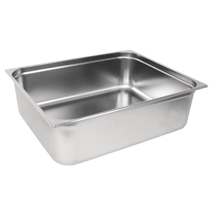Stainless Steel GN 2/1 Pan 200mm Depth | Vogue
