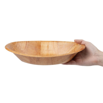Large Oval Wooden Bowl 3
