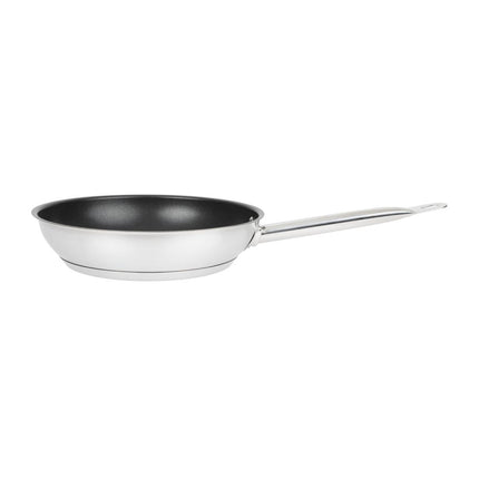 Stainless Steel Frying Pan with Platinum Plus Teflon Non-Stick Coating | Vogue | 24cm | Induction Compatible 3