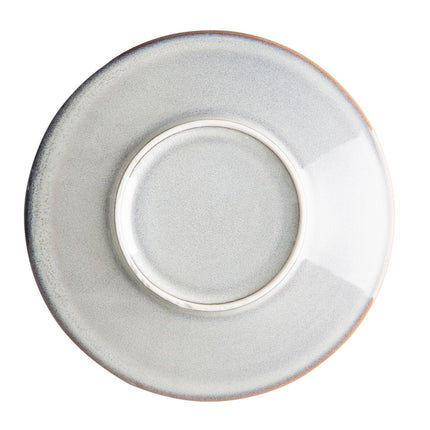 Grey Plain Coupe Plates 230mm | Olympia Drift | Porcelain 7