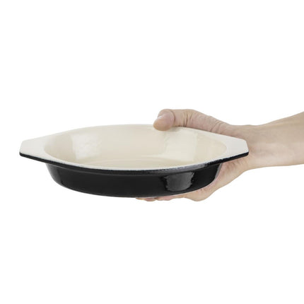 Oval Black Gratin Dish 0.65L | Vogue 4