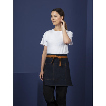 Denim Blue Polyester-Cotton Waist Apron 43 x 70 cm | Southside 4