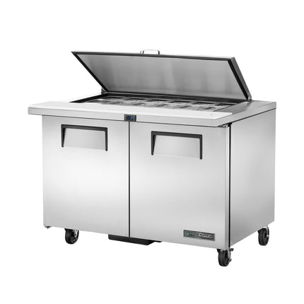Double Door Preparation Refrigerator | True TSSU-48-18M-B-HC FLID