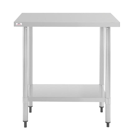 Stainless Steel Work Table 800 x 600mm | Nisbets Essentials 2