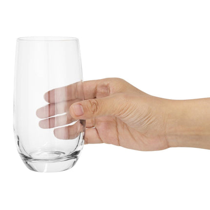 Rounded Hi Ball Tumblers 375ml | Olympia | Set of 6 3