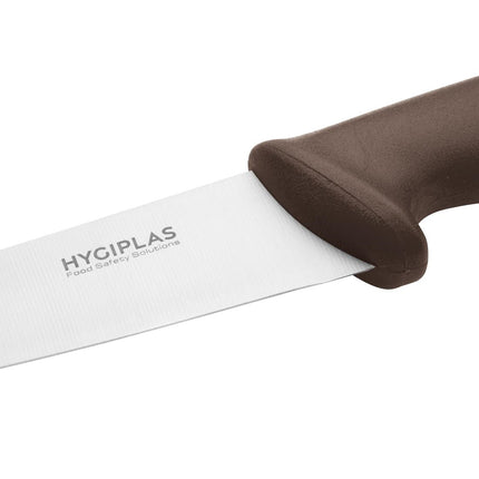 Chef's Knife Brown | Hygiplas | 16cm Stainless Steel Blade 3