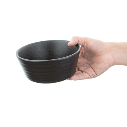Flat Round Bowls 14.3cm Black | Olympia Cavolo 3