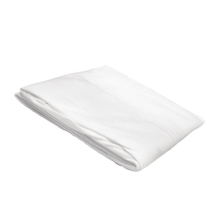 Round Cotton Tablecloth with Ivy Pattern | Mitre Luxury Luxor | 230cm Diameter | White 2