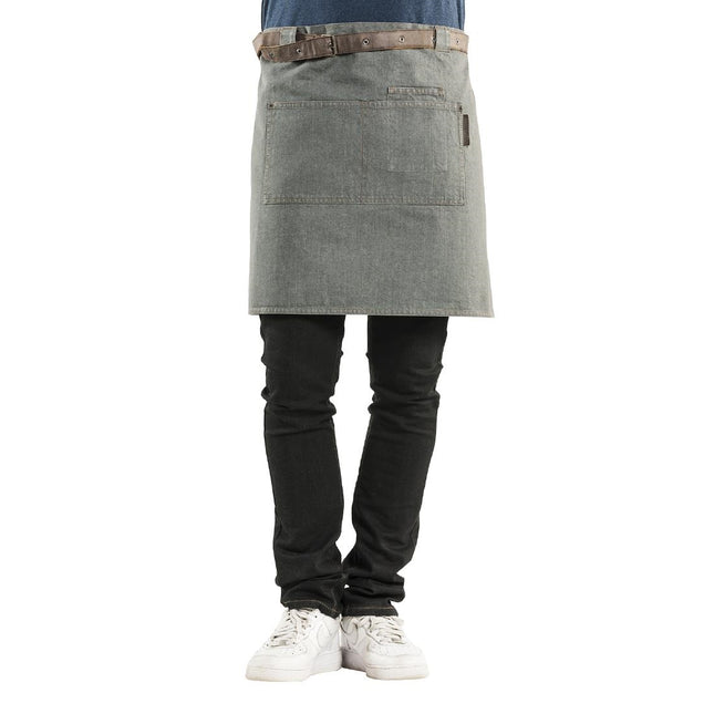 Unisex Denim Apron W70-L50 cm | Chaud Devant Forene | Grey 2