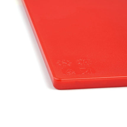 Antibacterial LDPE Cutting Board Red 450x300x10mm | Hygiplas 6