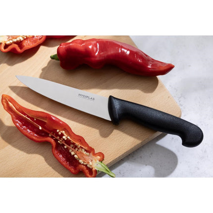 Chef's Knife 15.5cm Black Handle | Hygiplas 6