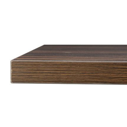 Square Table with Dark Wood Effect Top 700mm | Bolero Complete 4