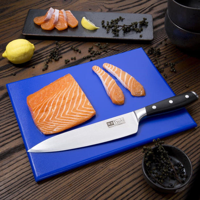 HDPE Cutting Board Blue 300x225x12mm | Hygiplas 2