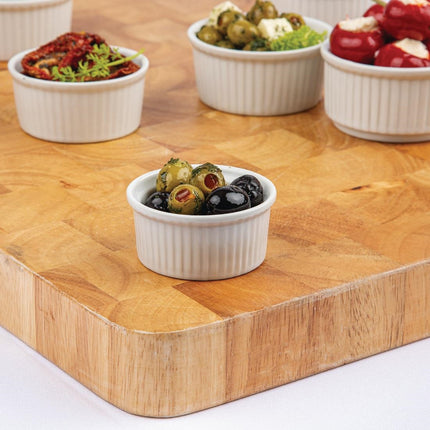 White Porcelain Ramekins | Olympia Whiteware | 7 cm 3