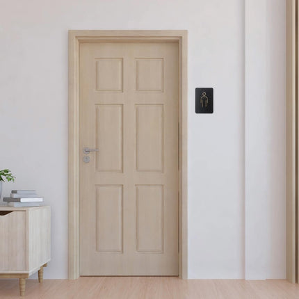 Toilet Sign Male Black | Europel 2