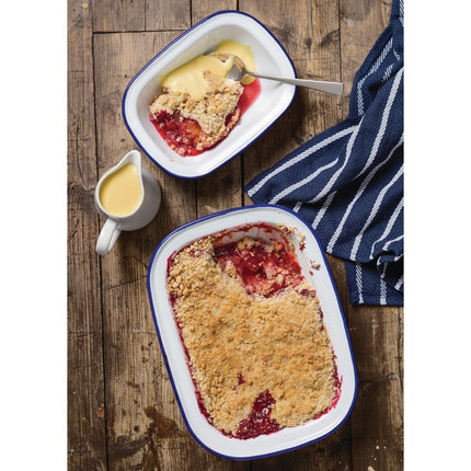 Enamel Serving Dish 19x28cm | Olympia 2