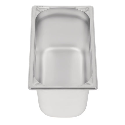 Stainless Steel GN 1/3 Container 150mm Depth | Vogue 2
