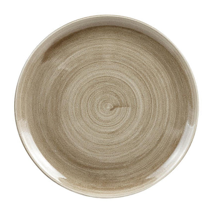 Stonecast Patina Antique Taupe Coupe Evolve Plate 32.4cm | Churchill