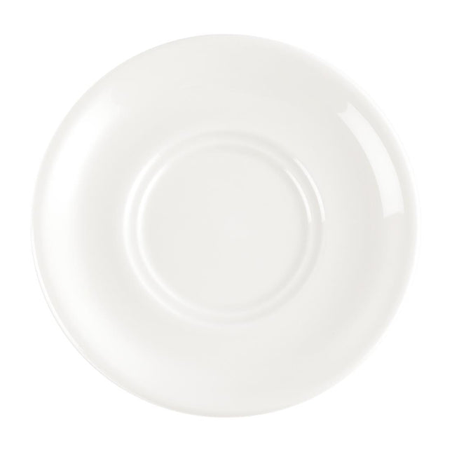 White Porcelain Saucers 15cm (24 pcs) | Churchill Maple 2