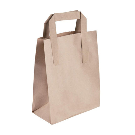 Fiesta Recyclable Brown Paper Carry Bags Small | 100% Recycled Kraft 3