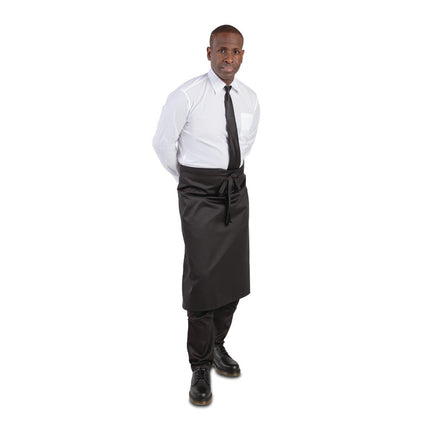 Whites Standard Apron Black Polyester/Cotton 3