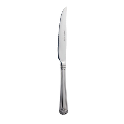Jesmond Polished 18/0 Stainless Steel Steak Knives with Shell Motif | Olympia | 12 Pieces 2