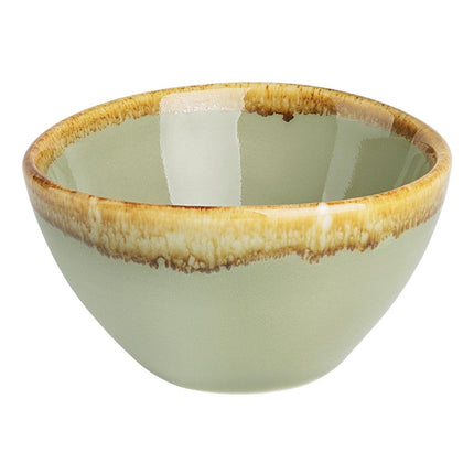 Mos Green Kiln Porcelain Dipping Bowls 7 cm | Olympia | 12 Pieces
