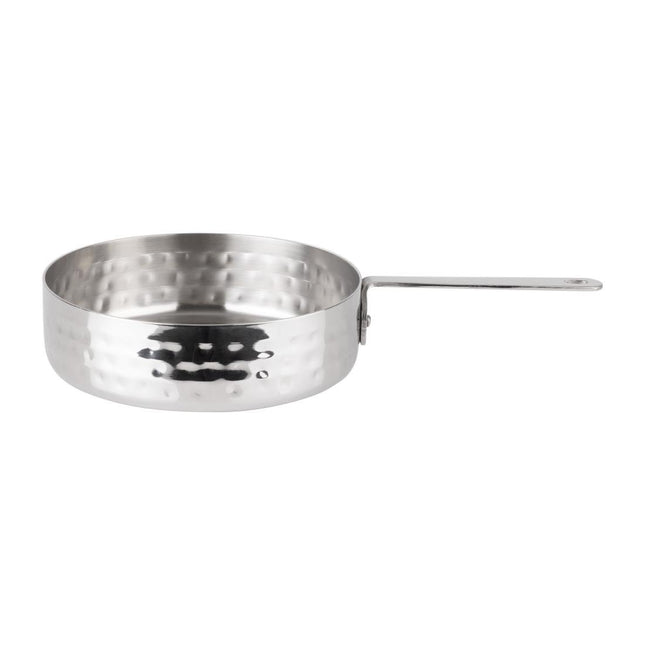Mini Hammered Steel Table Presentation Saucepan 125mm | Olympia 2