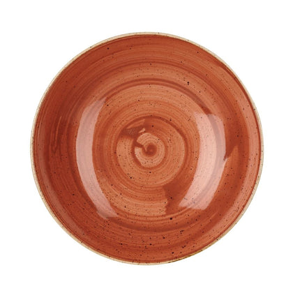 Stonecast Spiced Orange Evolve Coupe Bowl 18.2cm | Churchill