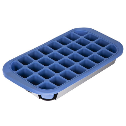Flexible Silicone Ice Cube Tray with Storage Lid 3