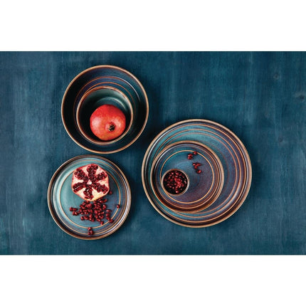 Deep Flat Round Plates 14.3cm Iridescent | Olympia Cavolo 5